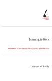 Learning To Work